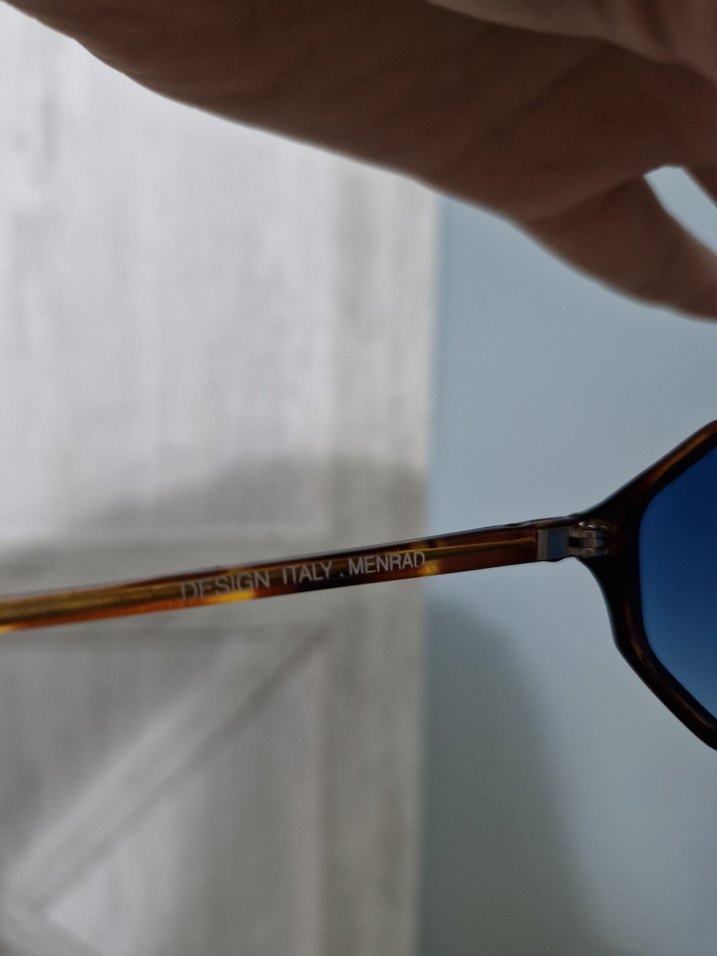 Kahverengi Transparan Retro Kadın Güneş Gözlüğü - Görsel 5