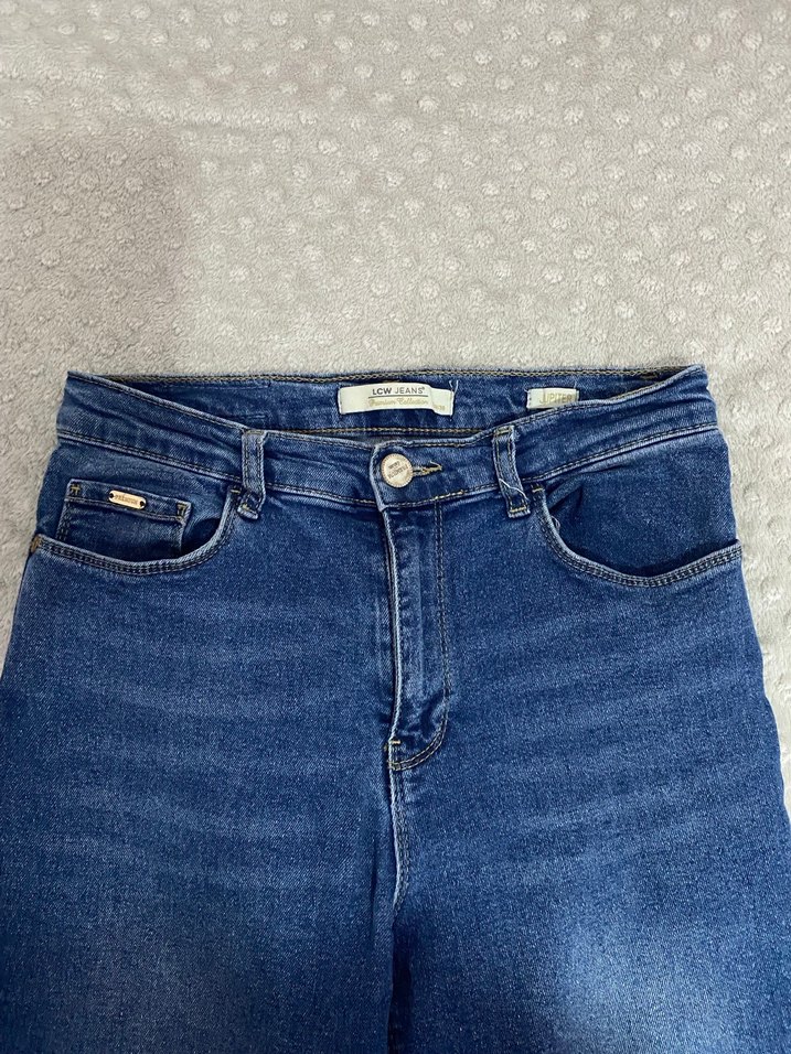 Mavi Dar Kesim Kadın Kot Pantolon - Görsel 2