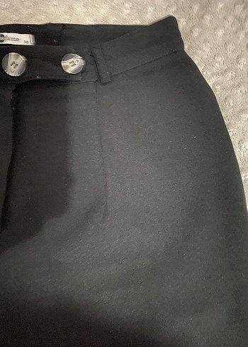 Siyah 38 beden palazzo bol pantolon - Görsel 3