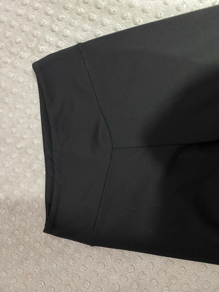 Siyah Spor Kadın Tayt yüksek bel - Görsel 4