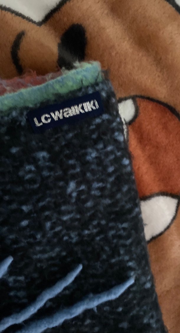 Kadın Çok Renkli Örgü Şal - Görsel 3