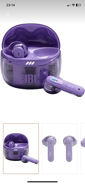 JBL TUNE FLEX MOR KULAKLIK