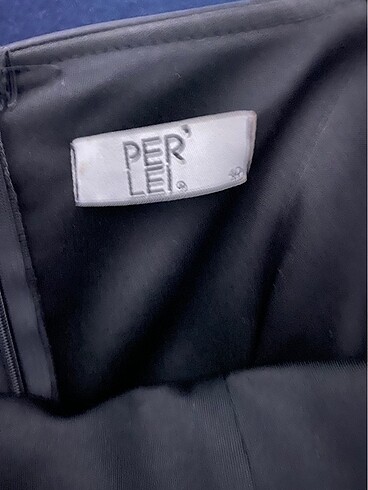 Siyah saten elbise - Görsel 3