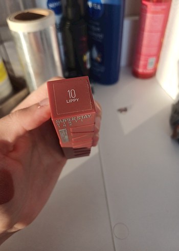 Maybelline Maybelline Superstay Vinly Ink Parlak Pembe Ruj