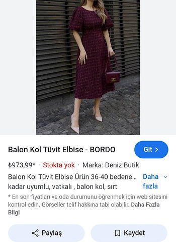 Zara Bordo Kareli Örme Uzun Elbise