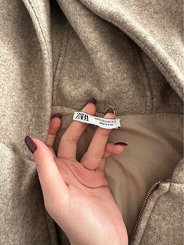 s Beden camel Renk zara bomber ceket