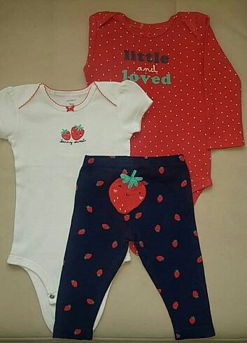 Carters 9m beden 3lu set