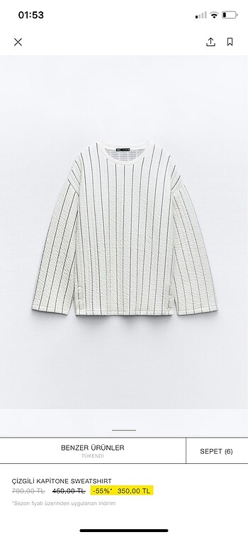 Zara sweatshirt