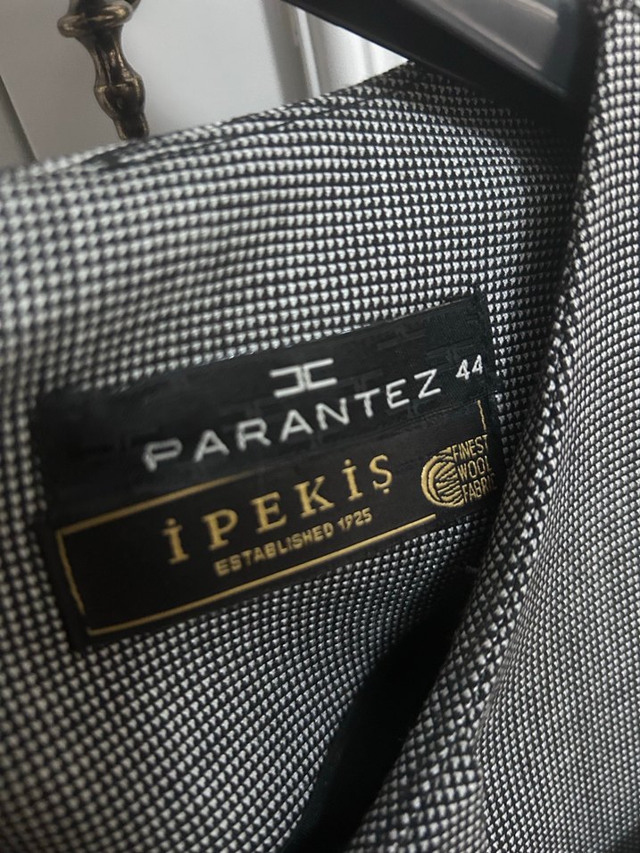 Kemer Detaylı Gri Midi Ofis Elbisesi - Görsel 4