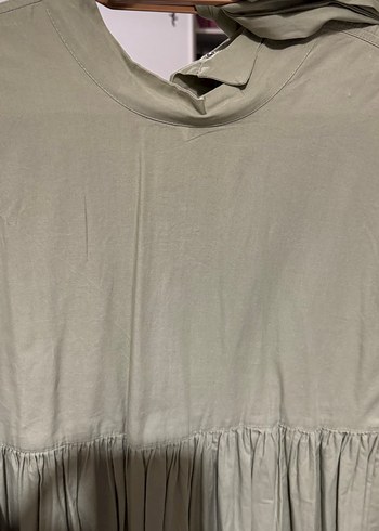 Bohem Tarzda Salaş Uzun Keten Elbise - Görsel 3