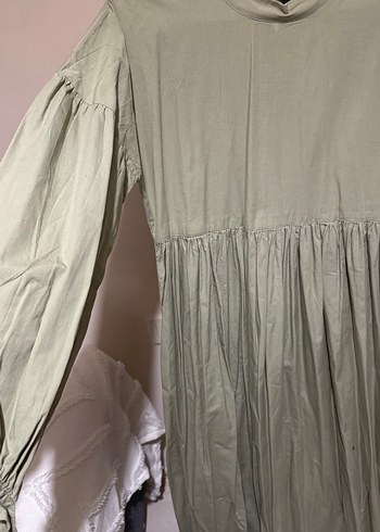 Bohem Tarzda Salaş Uzun Keten Elbise - Görsel 4