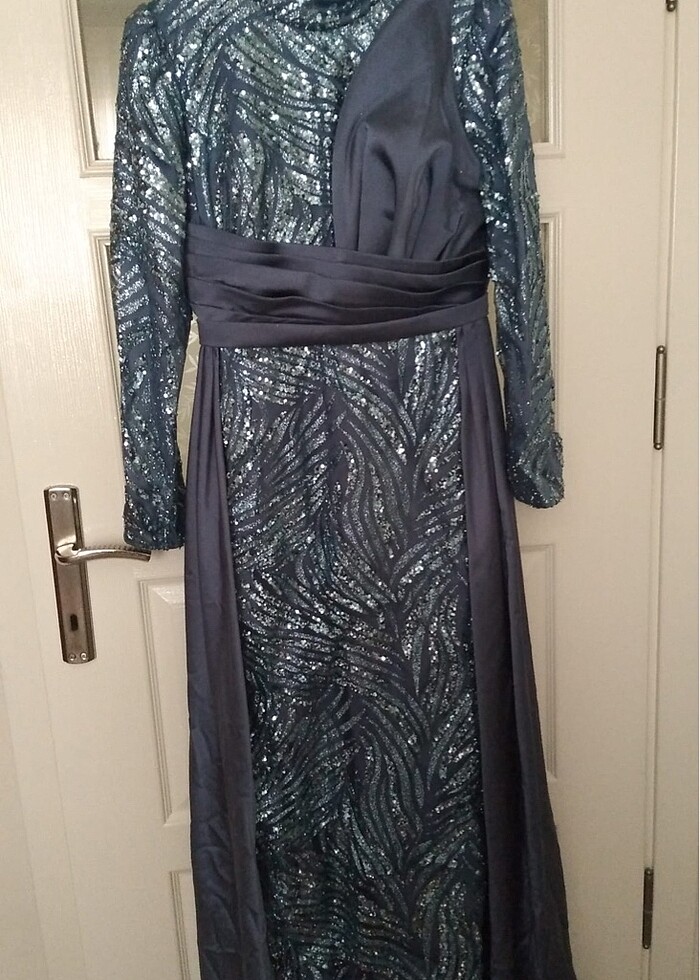 Abiye simli kuyruklu - Görsel 4