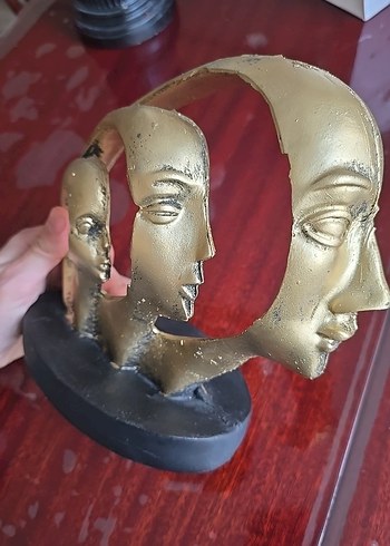 Altın Renkli Aile Figürü - Görsel 3