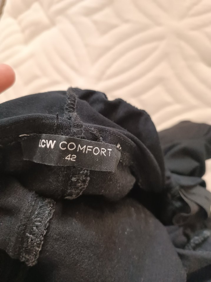 2 adet hamile pantolonu mavi jean siyah jean - Görsel 3