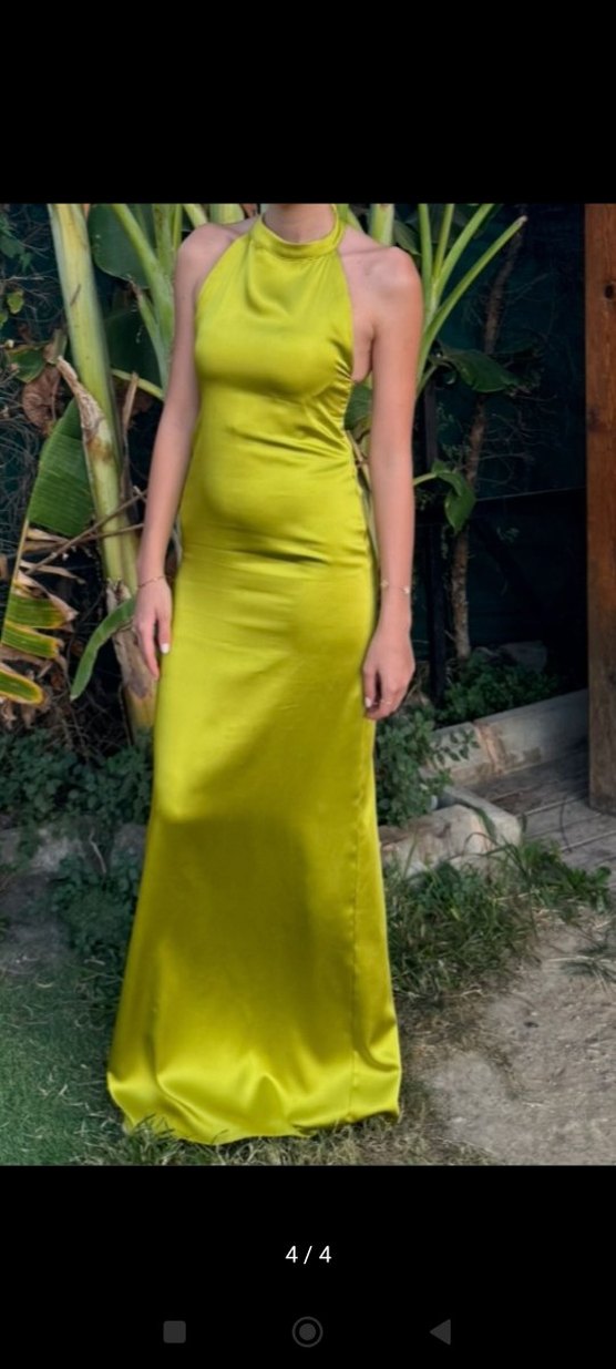 Sırt Dekolteli, Uzun Abiye Elbise - Görsel 4