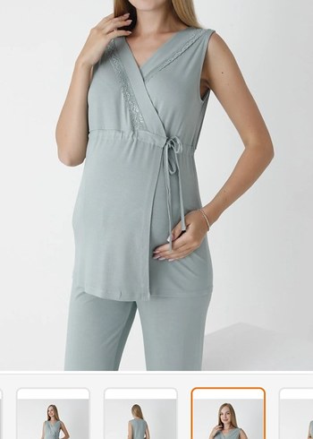 Hamile ve lohusa  Pijama Takımı - Görsel 4