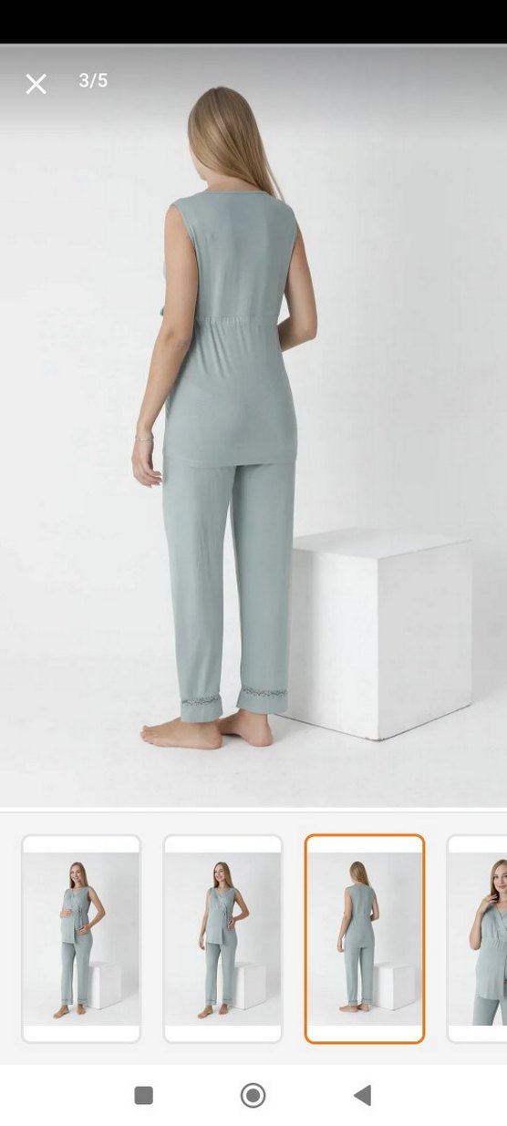 Hamile ve lohusa  Pijama Takımı - Görsel 3