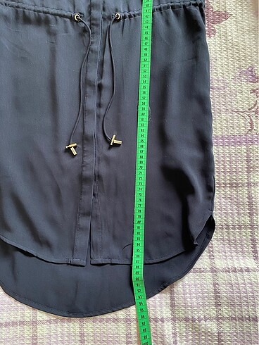 xs Beden H&M lacivert gömlek elbise