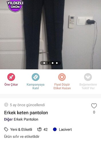 Keten pantolon