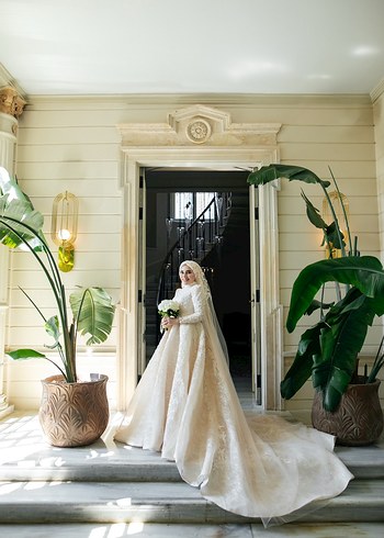 Tessettür gelinlik - Görsel 3