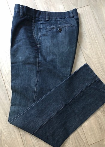 Erkek Lacivert Regular Fit Denim Pantolon 175 TL