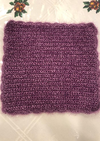 Kadın Mor Örgü kese YENİ KESE BANYO LİF - Görsel 7