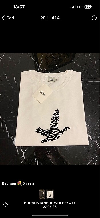Kuşlu club tişört
