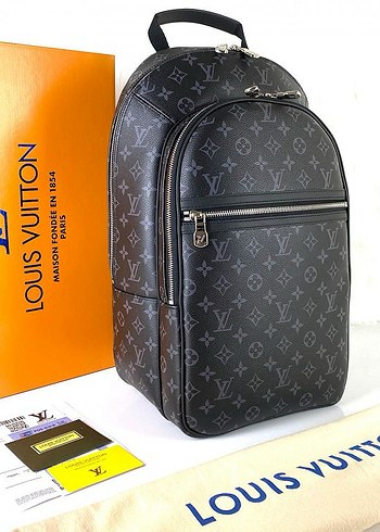 Louis Vuitton Siyah Gri Minimalist Sırt Çantası