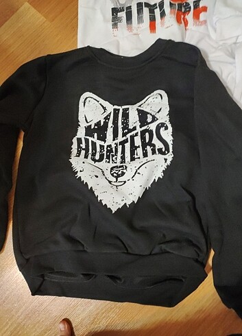 4 Yaş Beden beyaz Renk Erkek çocuk Kışlık üçlü sweatshirt