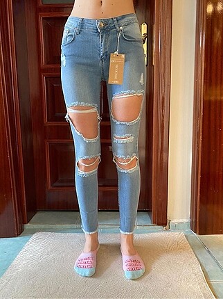 26 Beden Açık mavi kot pantolon / jean