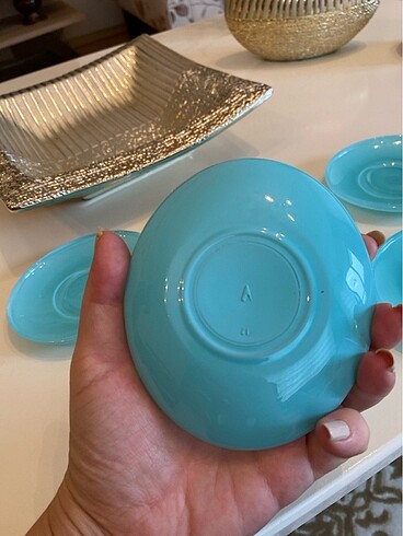 6 adet çay tabağı - Görsel 4