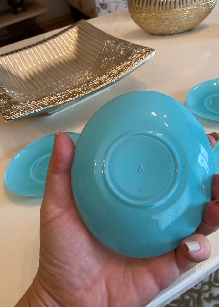 6 adet çay tabağı - Görsel 4