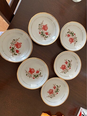 6lı çay tabağı
