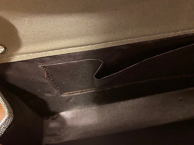 Gümüş abiye çanta - Görsel 4