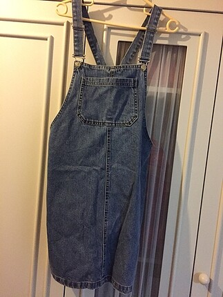 Denim elbise kot