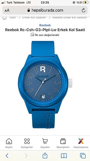 Orjinal reebok saat