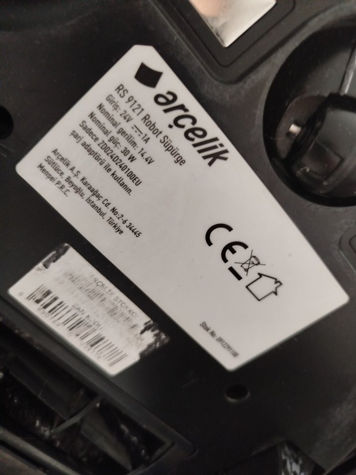 arçelik Siyah Akıllı Robot Süpürge - Görsel 2