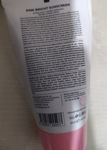 Biologi Pink Bright SPF 50+ Güneş Kremi - Görsel 2