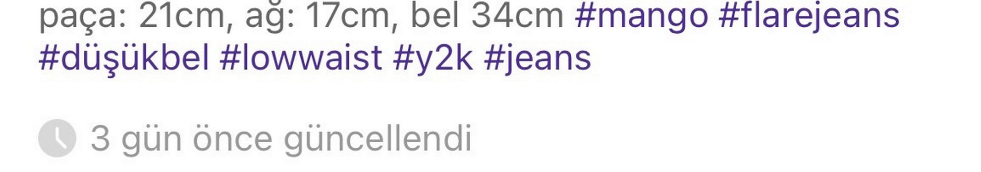 Mango Beyaz Düşük Bel Flare Jean — görsel 4/5