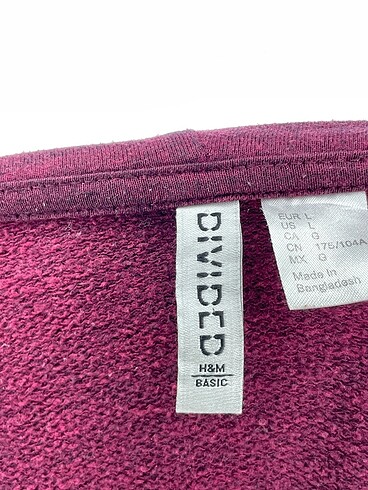 l Beden mor Renk H&M Hırka %70 İndirimli.