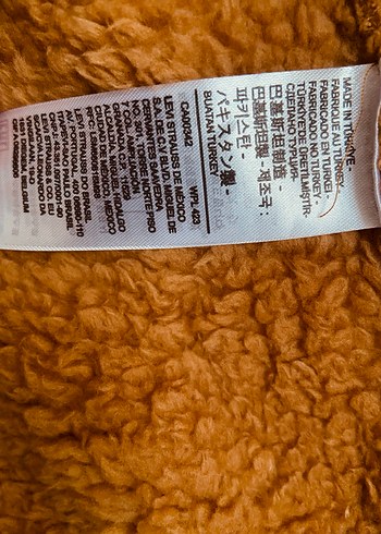 Kahverengi Kürklü Orijinal Levis Kadın Mont - Görsel 7