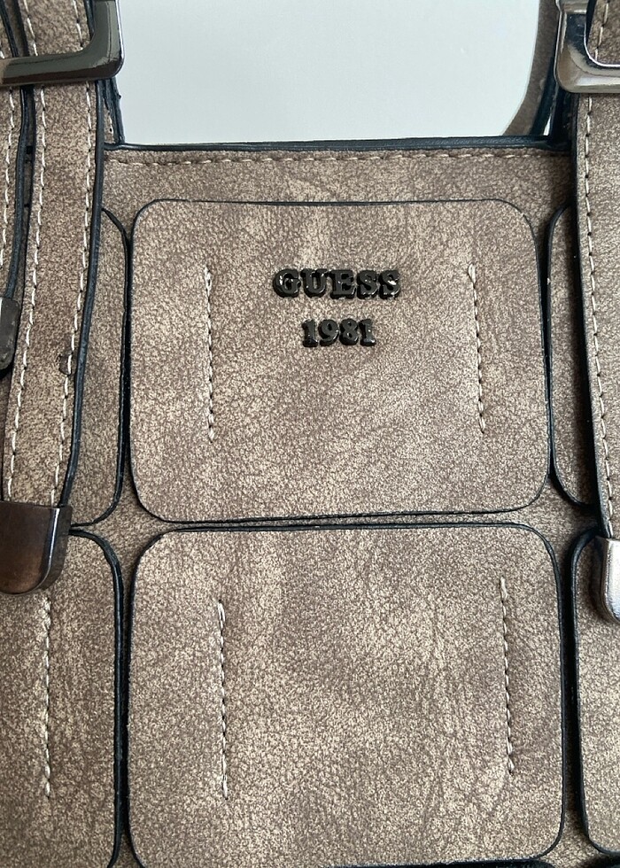 Vizon Guess Büyük Omuz Çantası - Görsel 3