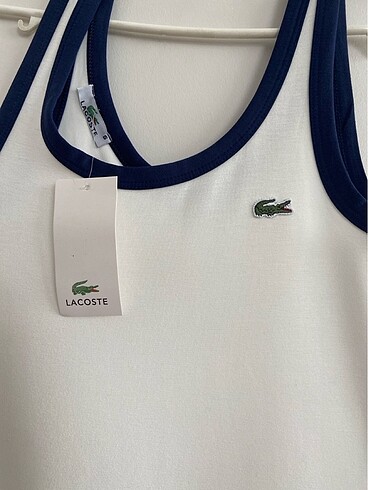 s Beden beyaz Renk Lacoste Orijinal Elbise