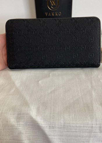 Vakko Siyah Yüzde 100 Deri Fermuarlı Kadın Cüzdan - Görsel 5
