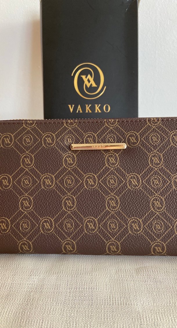 Vakko Kahverengi Deri Fermuarlı Kadın Cüzdanı - Görsel 2