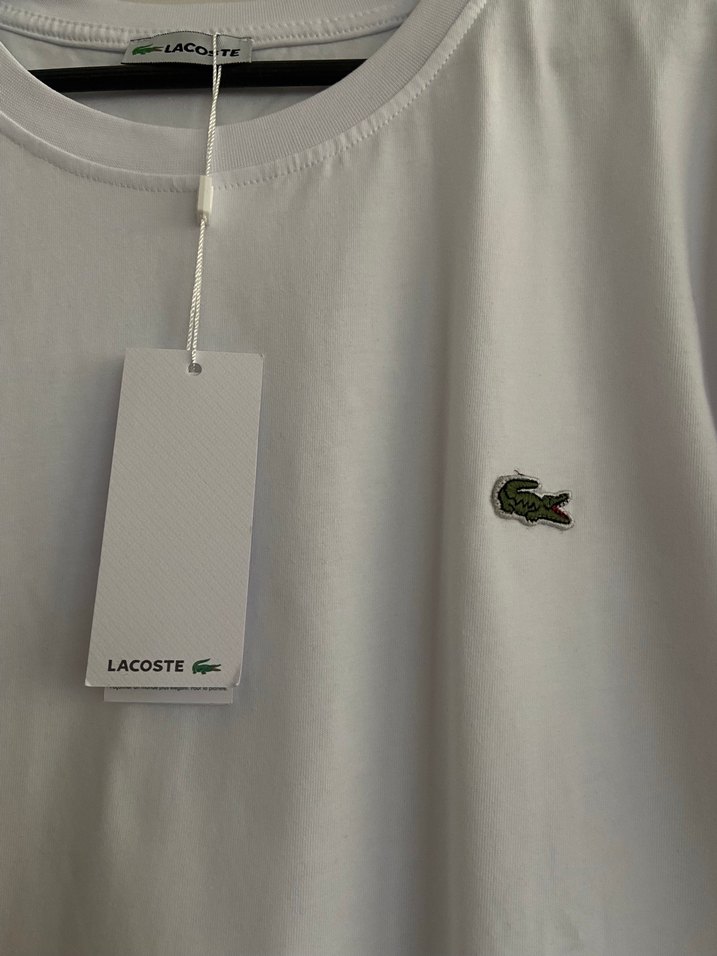 Lacoste Beyaz Uzun Kesim Elbise - Görsel 2