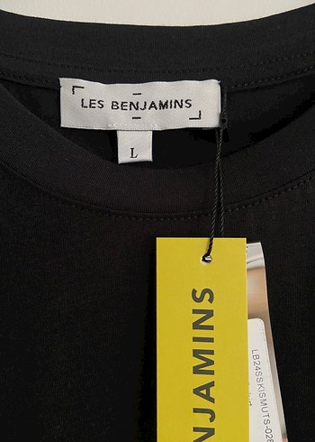 Les Benjamins Siyah Kadın Tişört - Görsel 3