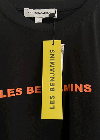 Les Benjamins Siyah Kadın Tişört - Görsel 4