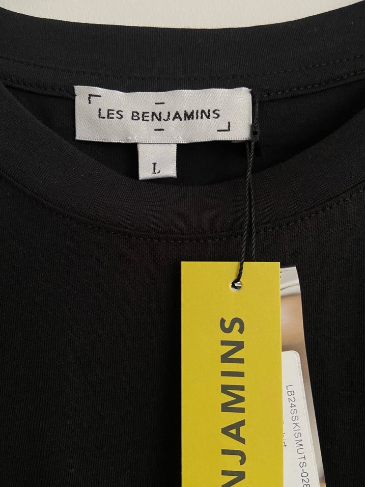 Les Benjamins Siyah Kadın Tişört - Görsel 3