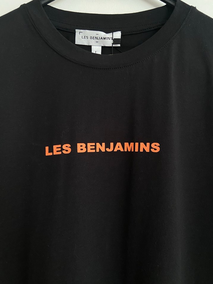 Les Benjamins Siyah Kadın Tişört - Görsel 2